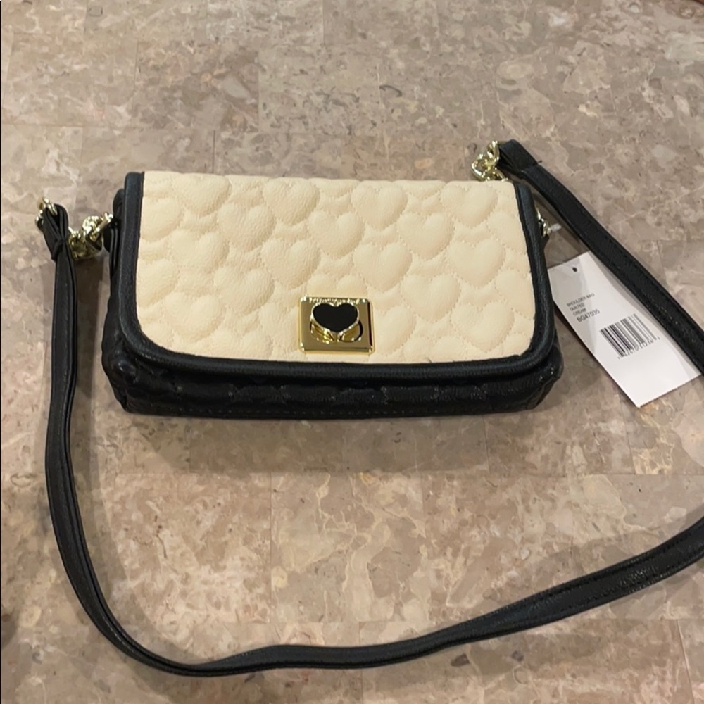 Betsy Johnson Quilted Shoulder Bag